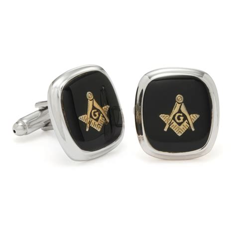 vintage masonic cufflinks|Anson USA .